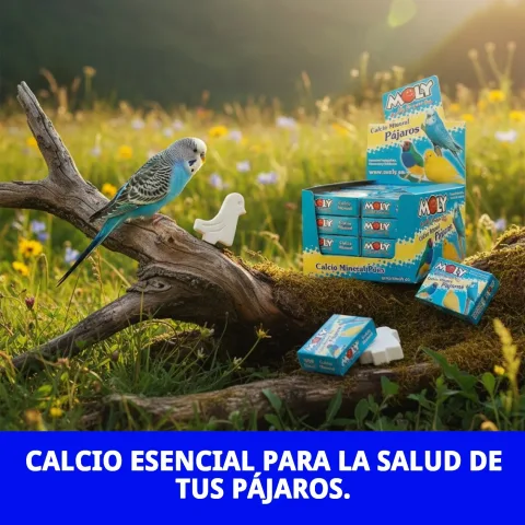 Calcium pour oiseaux présentation en présentoir