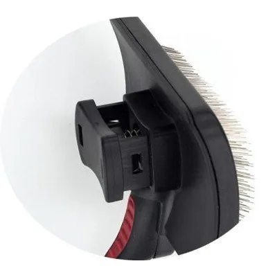Brosse professionnelle auto-nettoyante pour chiens moyens et grands