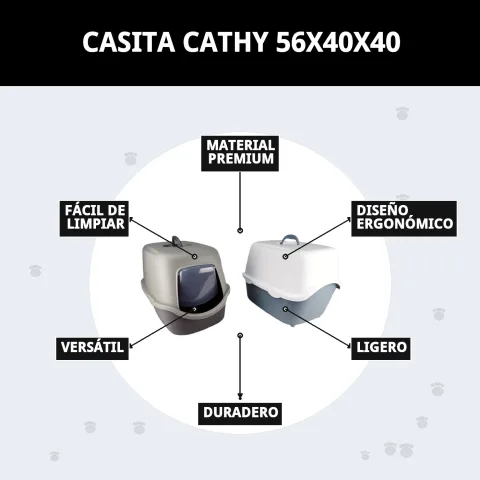 Casita Cathy avec design confortable pour chiens et chats petits