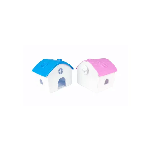 Détail de la maisonnette pour hamster montrant sa taille