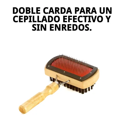 Carde à poils doux pour lisser le pelage