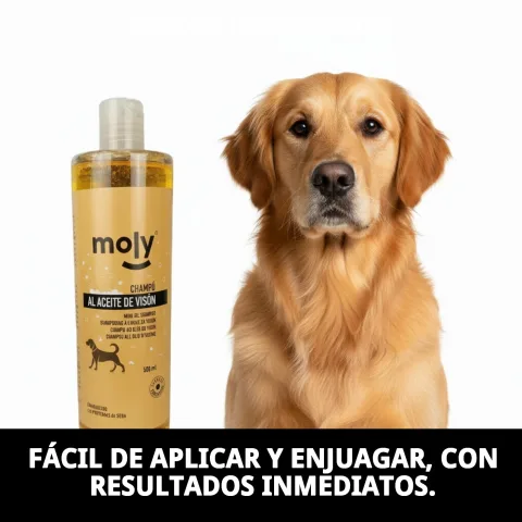 Texture du shampoing nourrissant Moly dans la main