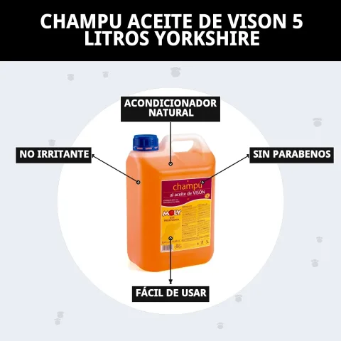 Grand format de shampoing professionnel pour salons de toilettage