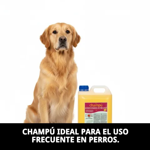 Détail de l'étiquette du Shampoing Usage Fréquent Moly 5L