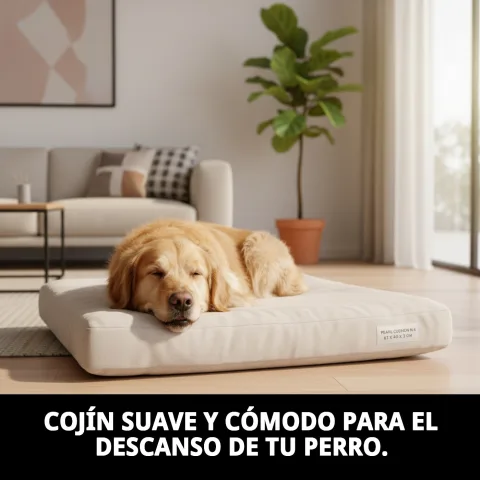 Détail du tissu doux et résistant du coussin Perla N.4