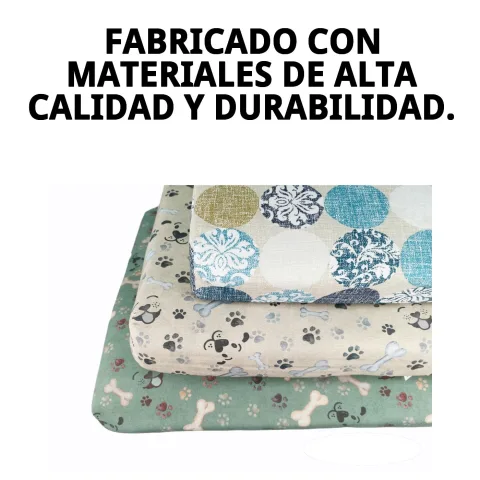 Matelas pour chiens avec soutien ergonomique vu de côté