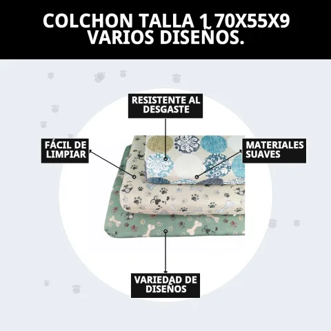 Matelas léger pour chiens facile à transporter