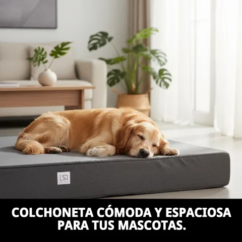 Détail de l'épaisseur de 12 cm du matelas pour chiens