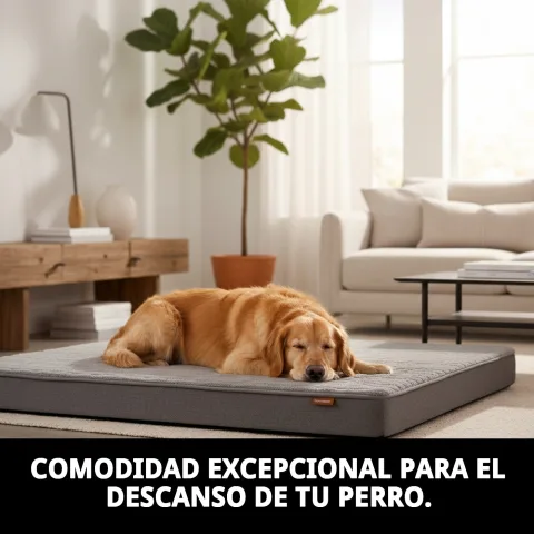 Détail de l'épaisseur de 12 cm du matelas pour chiens