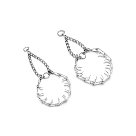 Collier métallique ajustable pour dressage canin