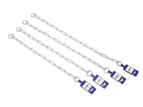 Détail des maillons allongés du collier chaîne E.LARGO 60cm x 4mm