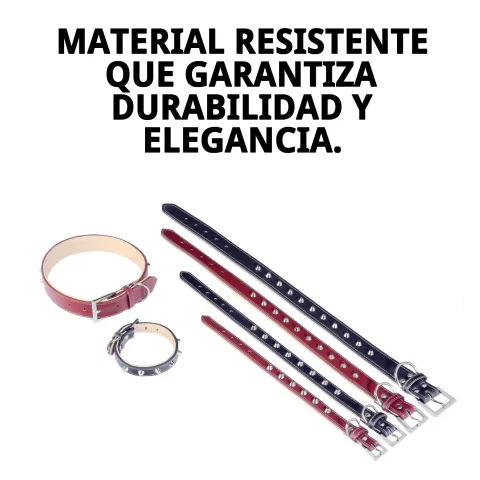Collier cuir Forniture montrant la texture du cuir