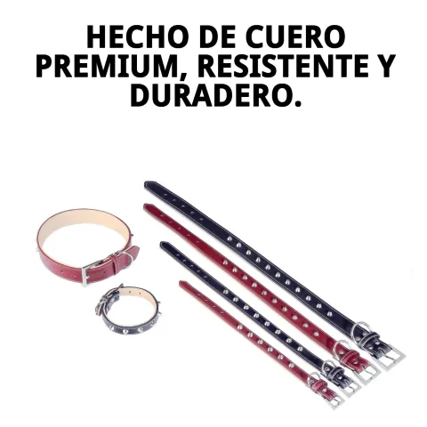 Collier cuir fornitures en différentes couleurs