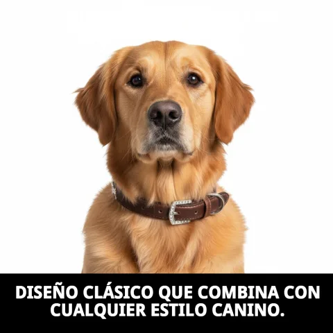 Différentes options de couleurs pour le collier en cuir chien