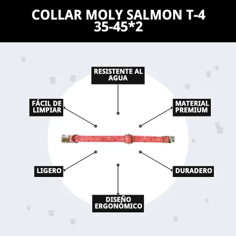 Accessoires compatibles avec le collier Moly Salmon T-4