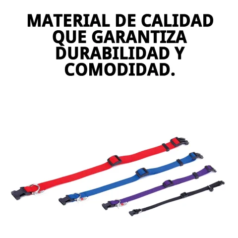 Fermeture réglable du collier nylon pour chiens petits