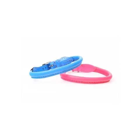 Collier cuir luxury rond 40 cm montrant la fermeture