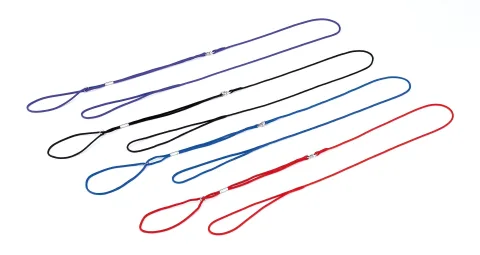 Détail de la fermeture facile du collier ramal nylon rond