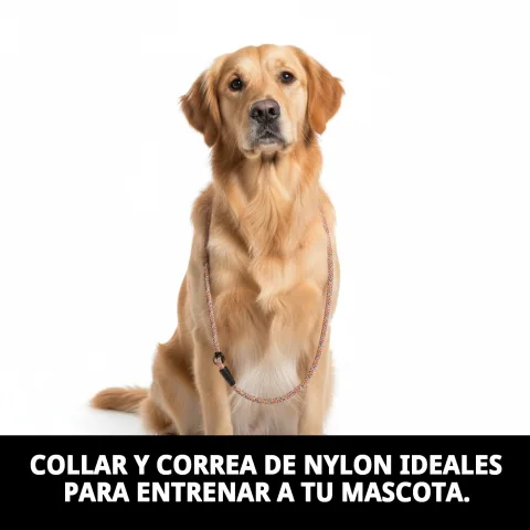 Collier et laisse pour chien en usage lors d'une promenade quotidienne