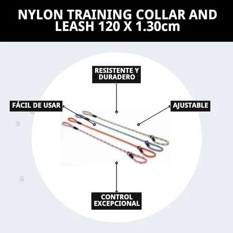 Emballage du collier et laisse nylon Adiestra chez Compa Pattes