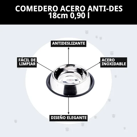 Gamelle anti-gaspillage utilisée par un chat et un petit chien