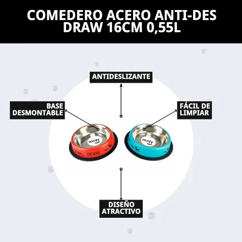 Emballage et présentation de la gamelle acier inoxydable Draw