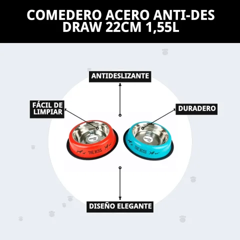Gamelle Draw dans un environnement domestique pour animal