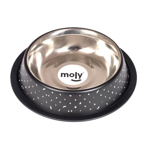 Gamelle acier antidérapante Moly 16 cm 0,55 L