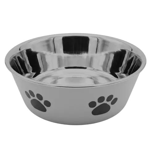 Gamelle inox Moly pour chats 14,5 cm avec base antidérapante
