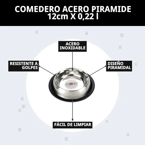 Gamelle acier inoxydable pyramide en environnement domestique