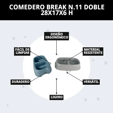 Gamelle Break N.11 dans un environnement domestique pour animaux