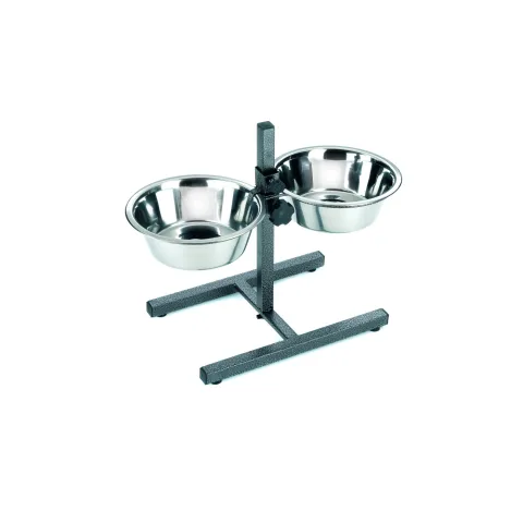 Gamelle avec structure réglable pour chiens petits et moyens