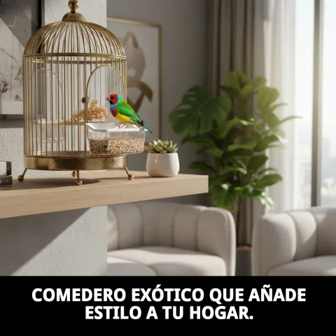 Gamelle exotique dans une cage pour petits animaux