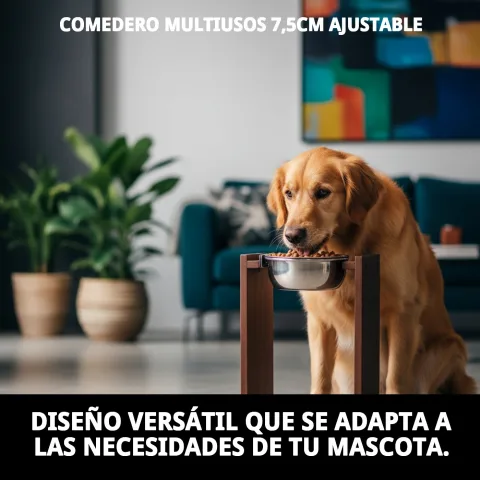 Gamelle multiusages avec hauteur réglée pour un petit animal