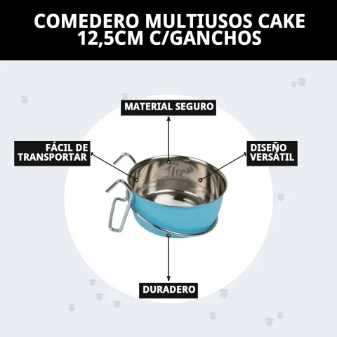Gamelle Cake accompagnée d'autres accessoires pour chiens