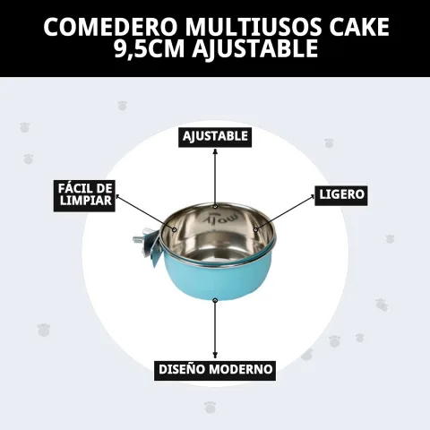 Gamelle Cake avec autres accessoires Compa Pattes