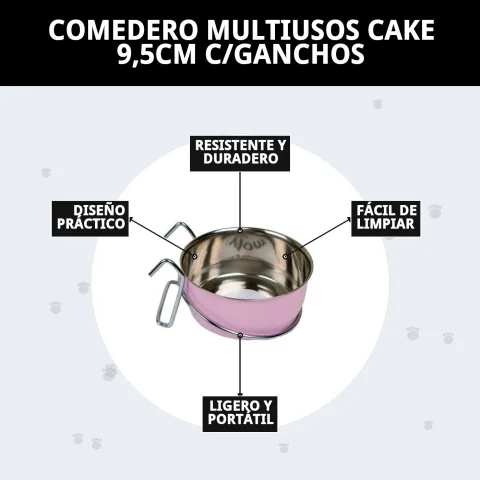 Gamelle multiusages Cake en usage dans un environnement domestique pour animaux