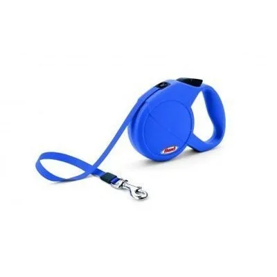 Ruban plat résistant de la laisse Flexi New Classic M/L en usage