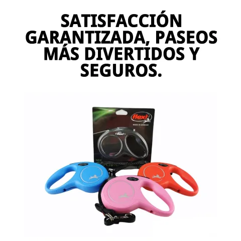 Laisse Flexi New Classic S avec prise confortable pour longues promenades