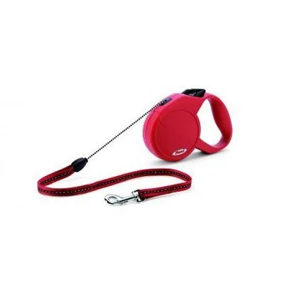 Laisse Flexi New Classic S utilisée avec un petit chien