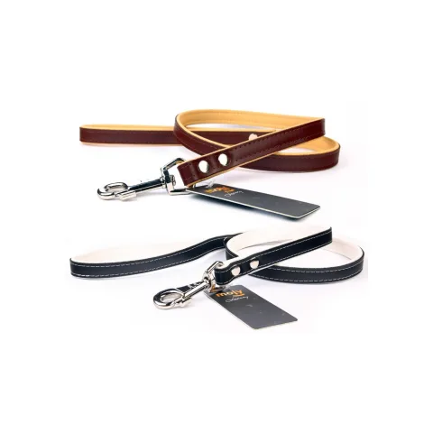 Laisse Luxury 120 cm en couleur marron classique