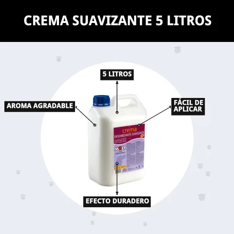 Crème adoucissante Moly avec accessoires de toilettage canin