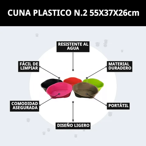 Niche plastique N.2 facile à nettoyer