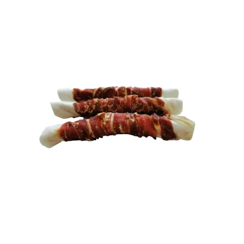 Détail snack dentaire canard texture ferme pour mastication