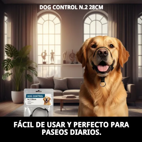 Chien haletant avec muselière DOG CONTROL N.2