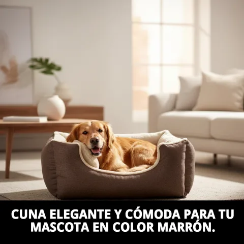 Corbeille marron New Collection T-5 avec fond antidérapant