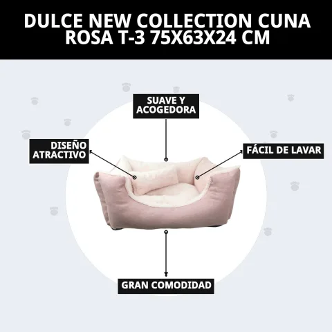 Emballage et présentation du coussin rose T-3 chez Compa Pattes