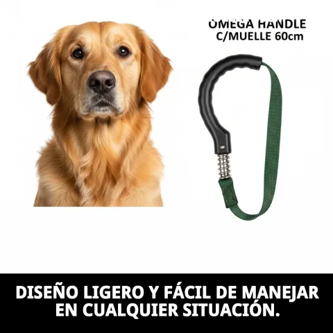 Poignée Omega résistante en nylon pour animaux de compagnie