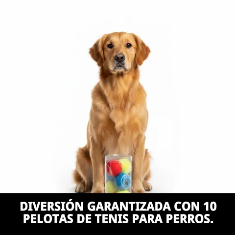 Balle de tennis pour chiens avec texture durable
