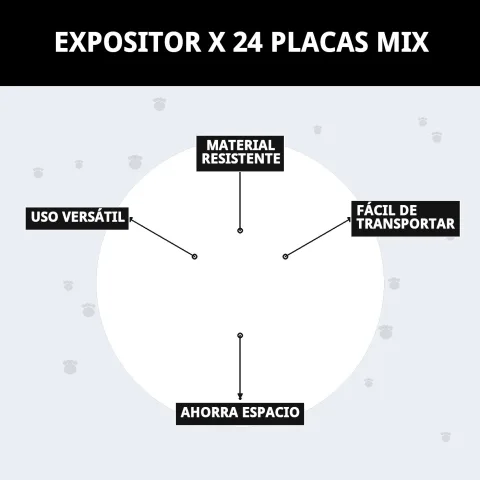 Plaques identifiantes pour colliers en exposituer compact et fonctionnel
